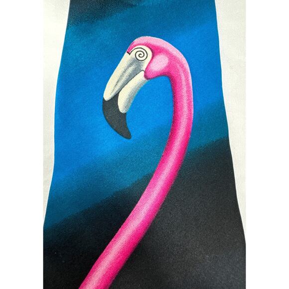 Museum Artifacts Flamingo Tie, New with Tag - Picture 5 of 8
